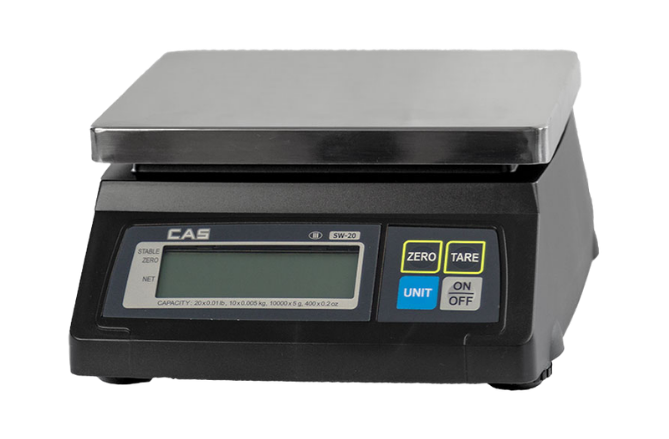 POS-integrated weight scale