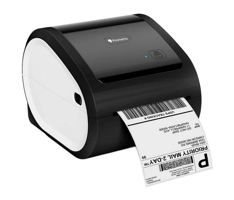 Thermal sticky label printer