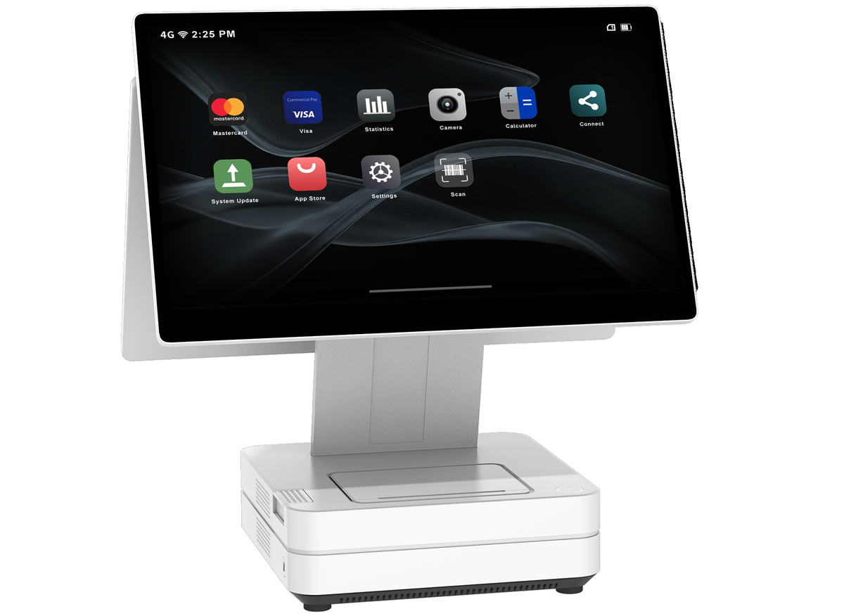 ShapesPay D3 smart POS register with 15.6 inch touchscreen